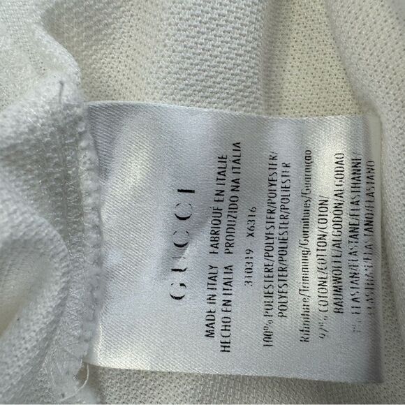 Gucci Equestrian Mock Neck Web Polo Long Sleeve Xs - Picture 8 of 10